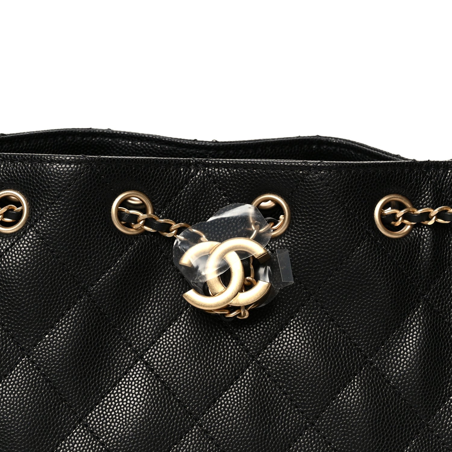 Chanel Caviar Quilted Mini Chanel 25 Handbag Black 8 of 11