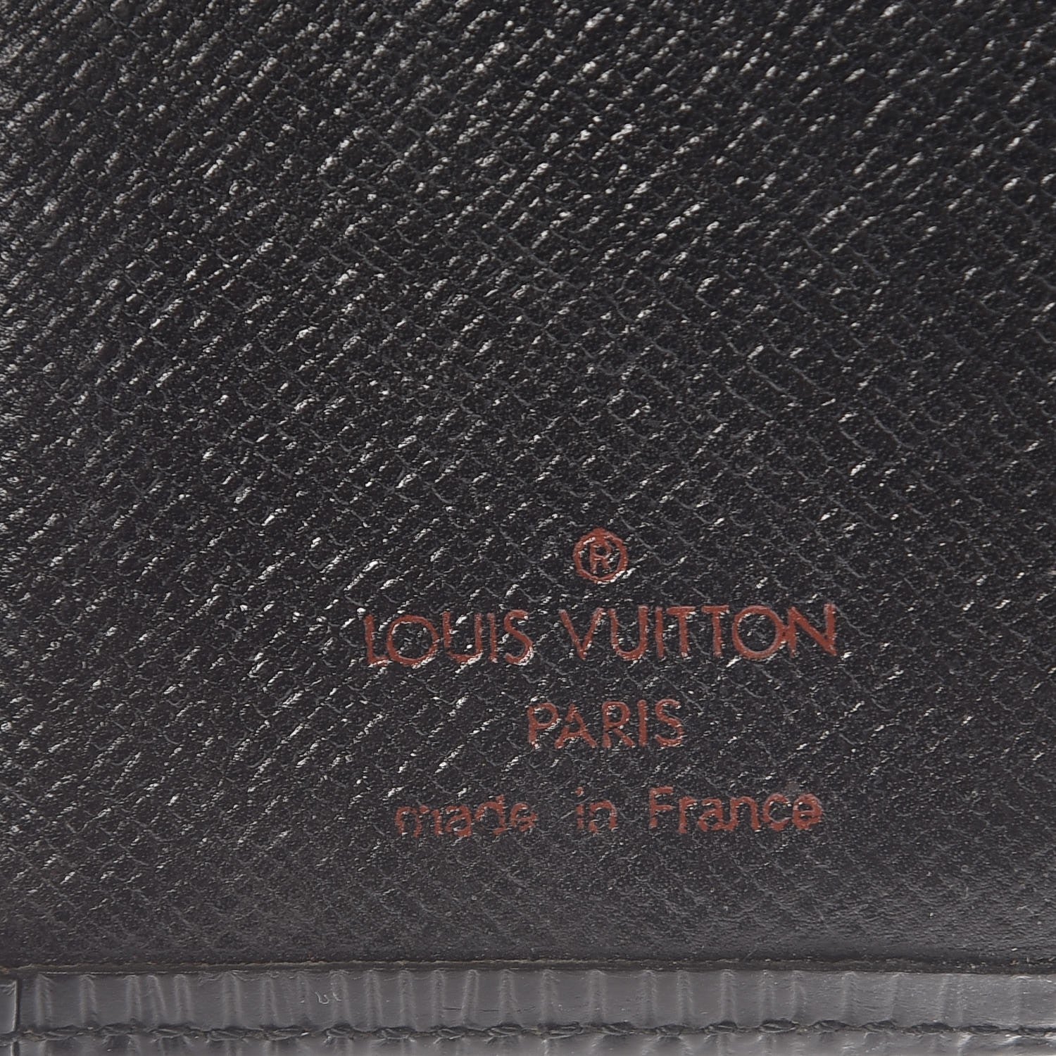 Louis Vuitton Epi French Purse Wallet Black 6 of 8