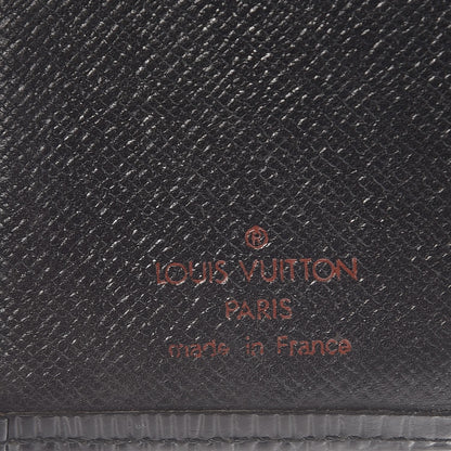 Louis Vuitton Epi French Purse Wallet Black 6 of 8