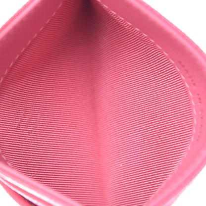 Chanel Caviar Quilted Card Holder Pink 5 of 9