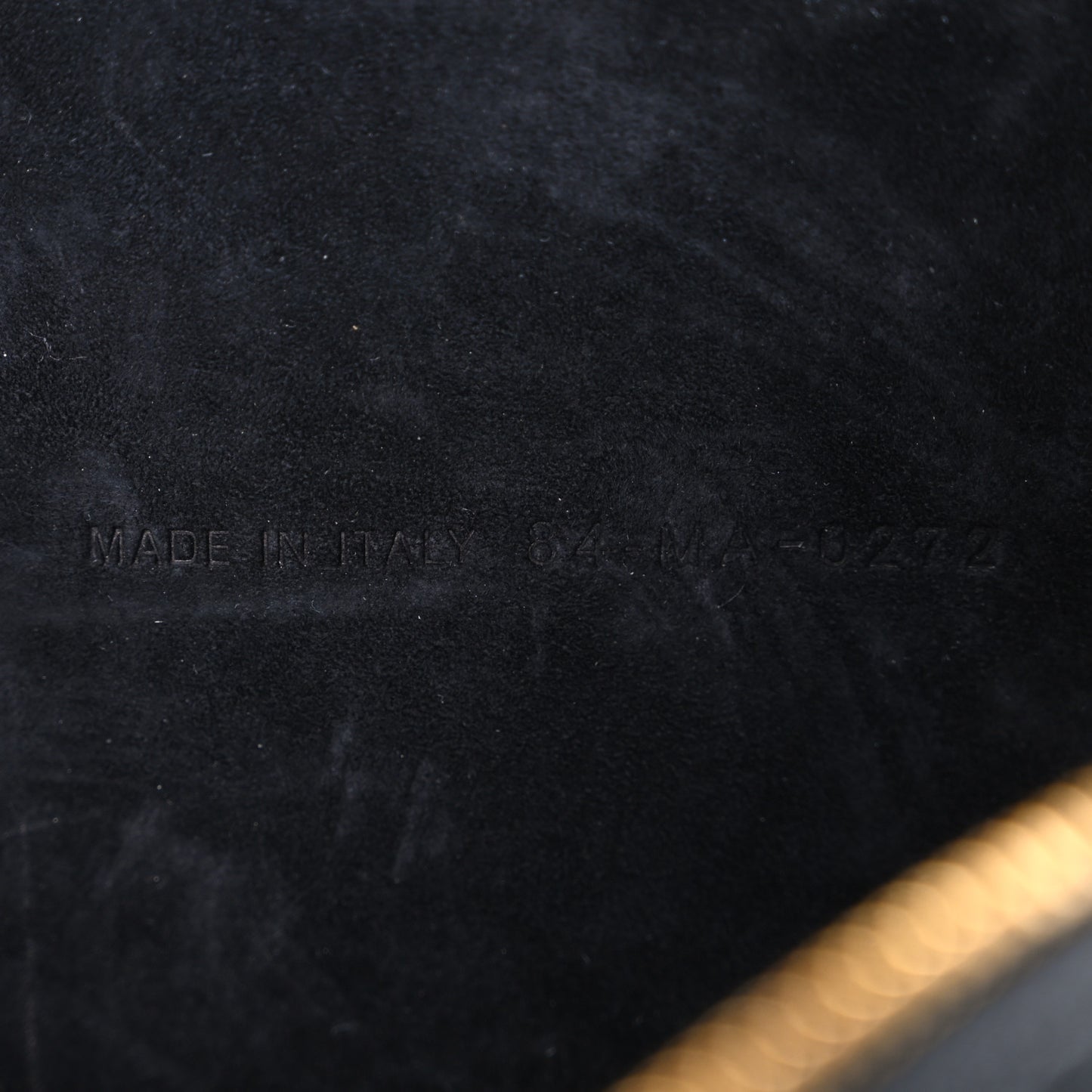 Grained Calfskin Caro Double Pouch Black