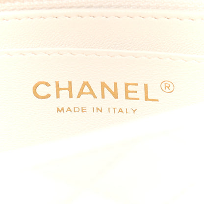 Chanel Lambskin Quilted Mini Rectangular Flap White 5 of 8