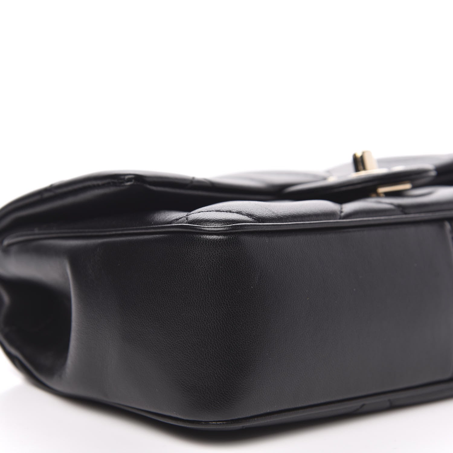Chanel Lambskin Quilted Small Easy Carry Flap Black 8 of 12