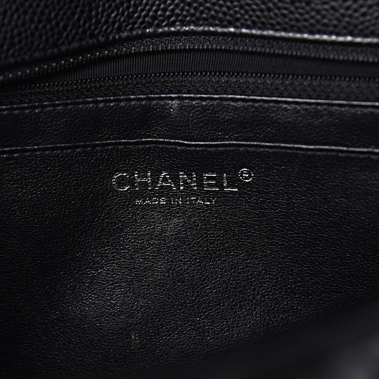 Chanel Caviar Quilted Jumbo Single Flap Black 5 of 10