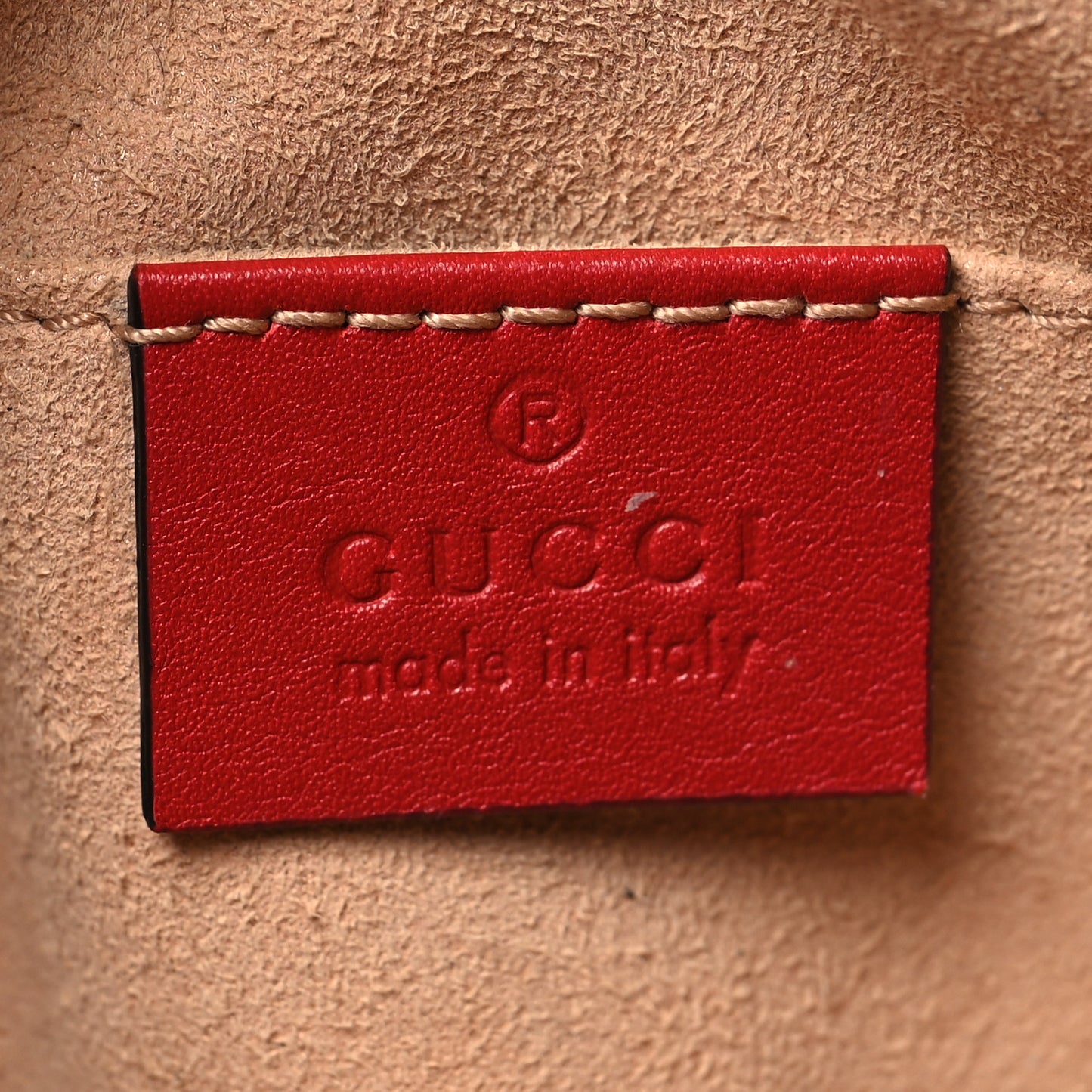 Calfskin Matelasse GG Marmont Belt Bag 85 34 Hibiscus Red