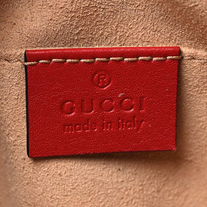 Gucci Calfskin Matelasse GG Marmont Belt Bag 85 34 Hibiscus Red 6 of 11