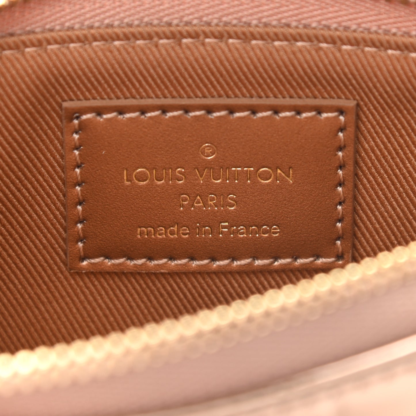 Metallic Vernis Mini Pochette Accessories Rose Gold