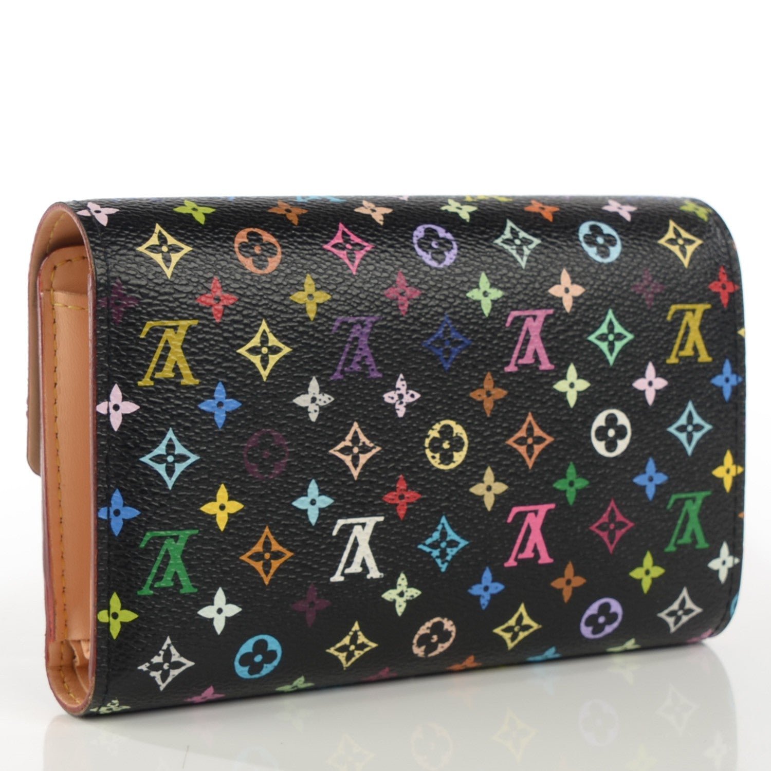 Louis Vuitton Monogram Multicolor Alexandra Wallet Black 3 of 7