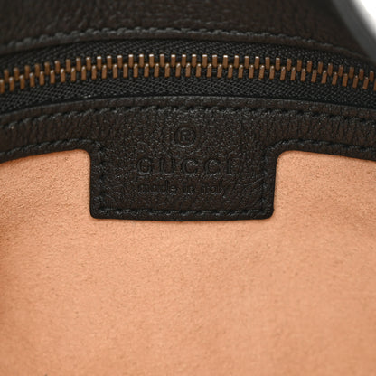 Gucci Softy Wonka Textured Dollar Calfskin Small Diana Bamboo Shoulder Bag Black 6 of 9