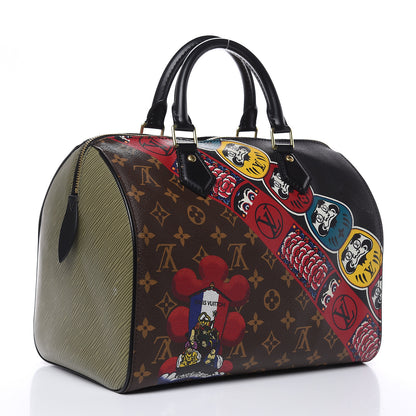 Louis Vuitton Monogram Kabuki Speedy 30 3 of 15
