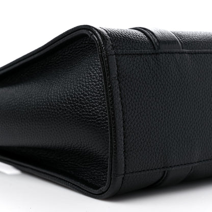 Marc Jacobs Grained Calfskin Small The Tote Bag Black 8 of 9