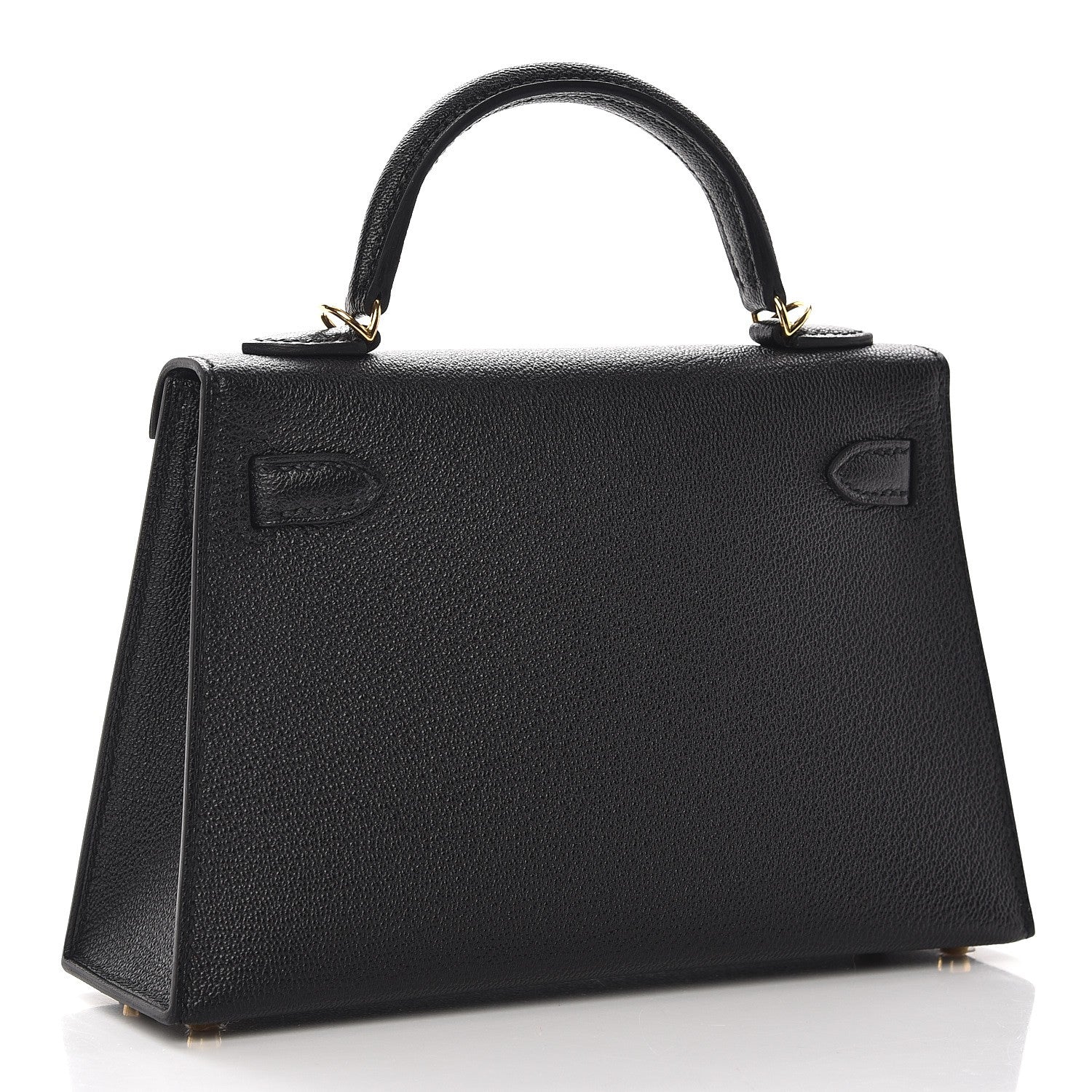 Hermes Chevre Mysore Mini Kelly Sellier 20 Black 5 of 76