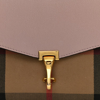 Burberry Derby Calfskin House Check Small Macken Crossbody Bag Pale Orchid 9 of 20
