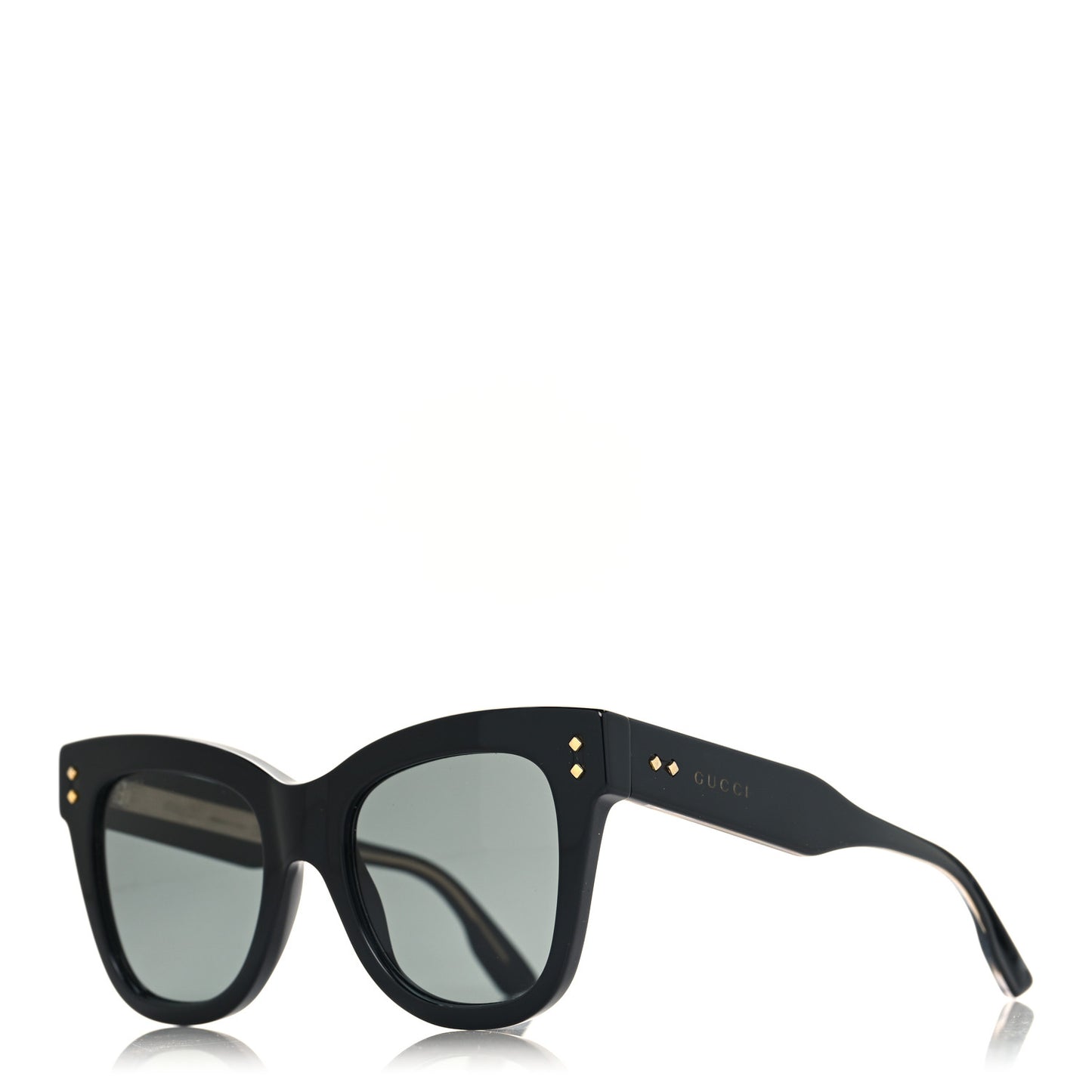 Acetate Square Frame Sunglasses GG1082S Black
