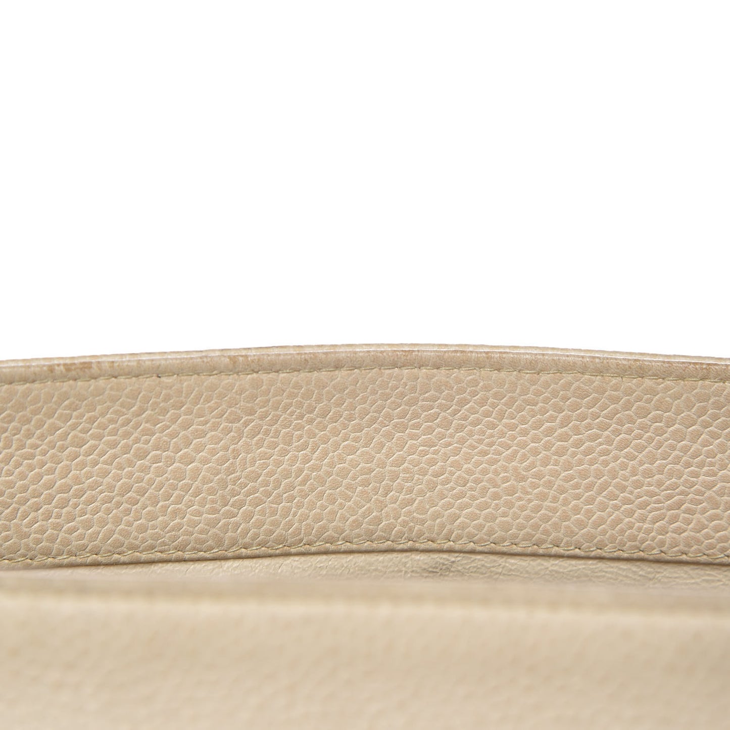 Caviar CC Shopper Tote Beige Clair