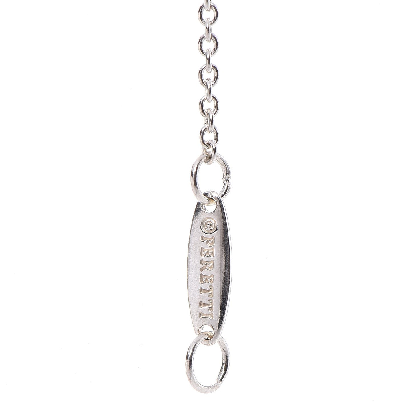 Sterling Silver Aquamarine Elsa Peretti Color By The Yard 3 Station Bracelet