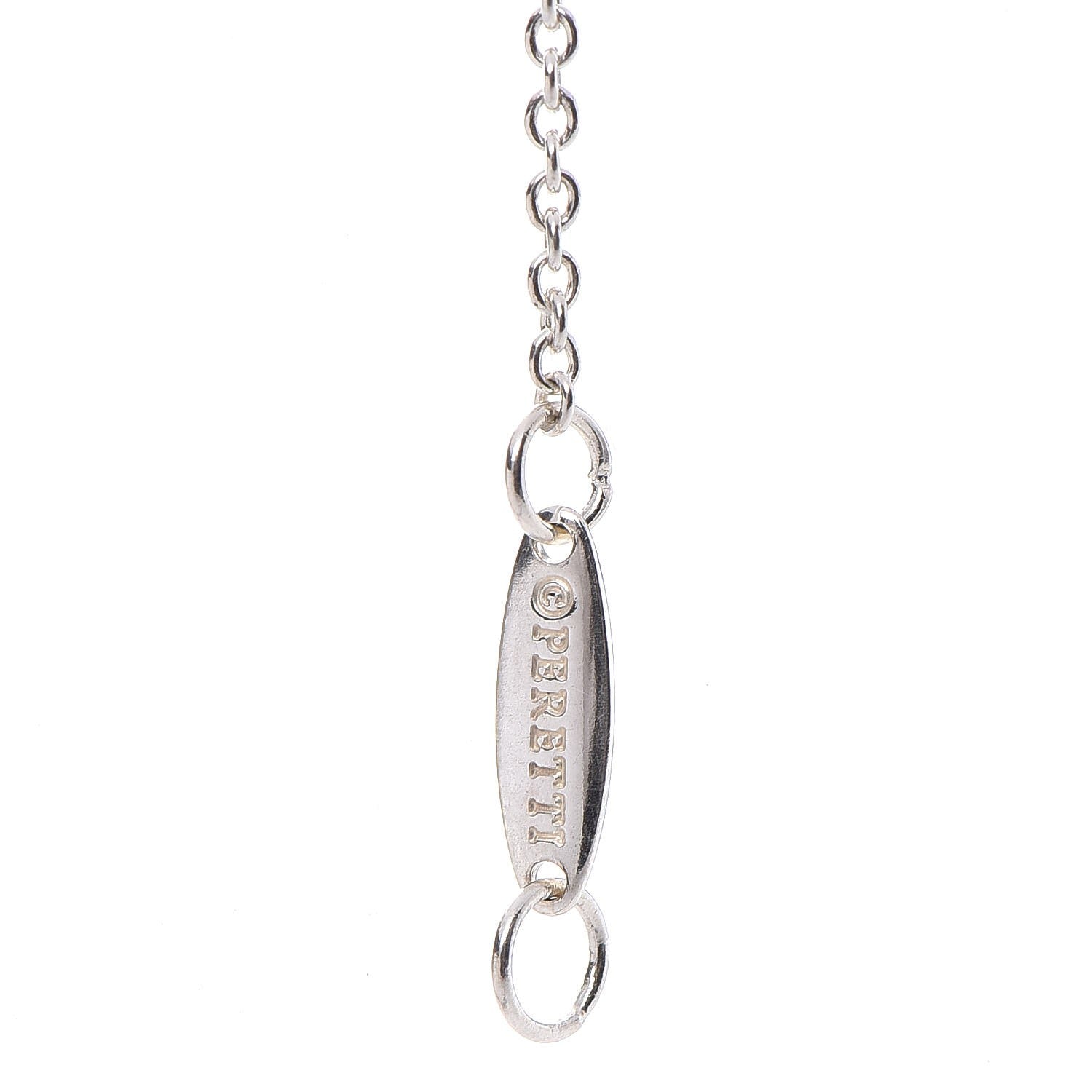 Tiffany Sterling Silver Aquamarine Elsa Peretti Color By The Yard 3 Station Bracelet 5 of 7