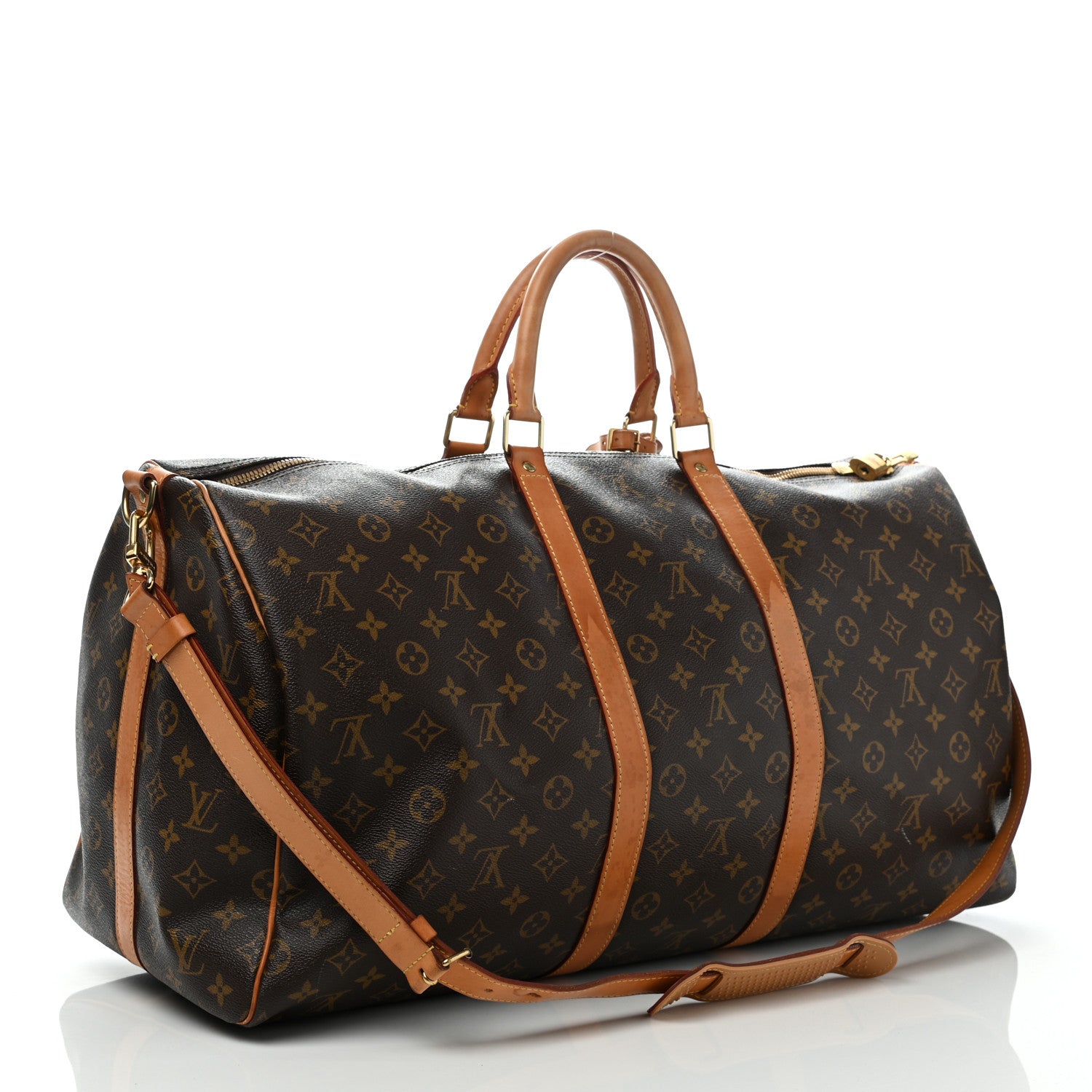 Louis Vuitton Monogram Keepall Bandouliere 55 3 of 29