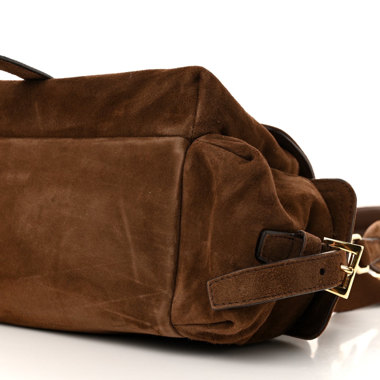 Prada Suede Medium Explore Shoulder Bag Cacao 12 of 12