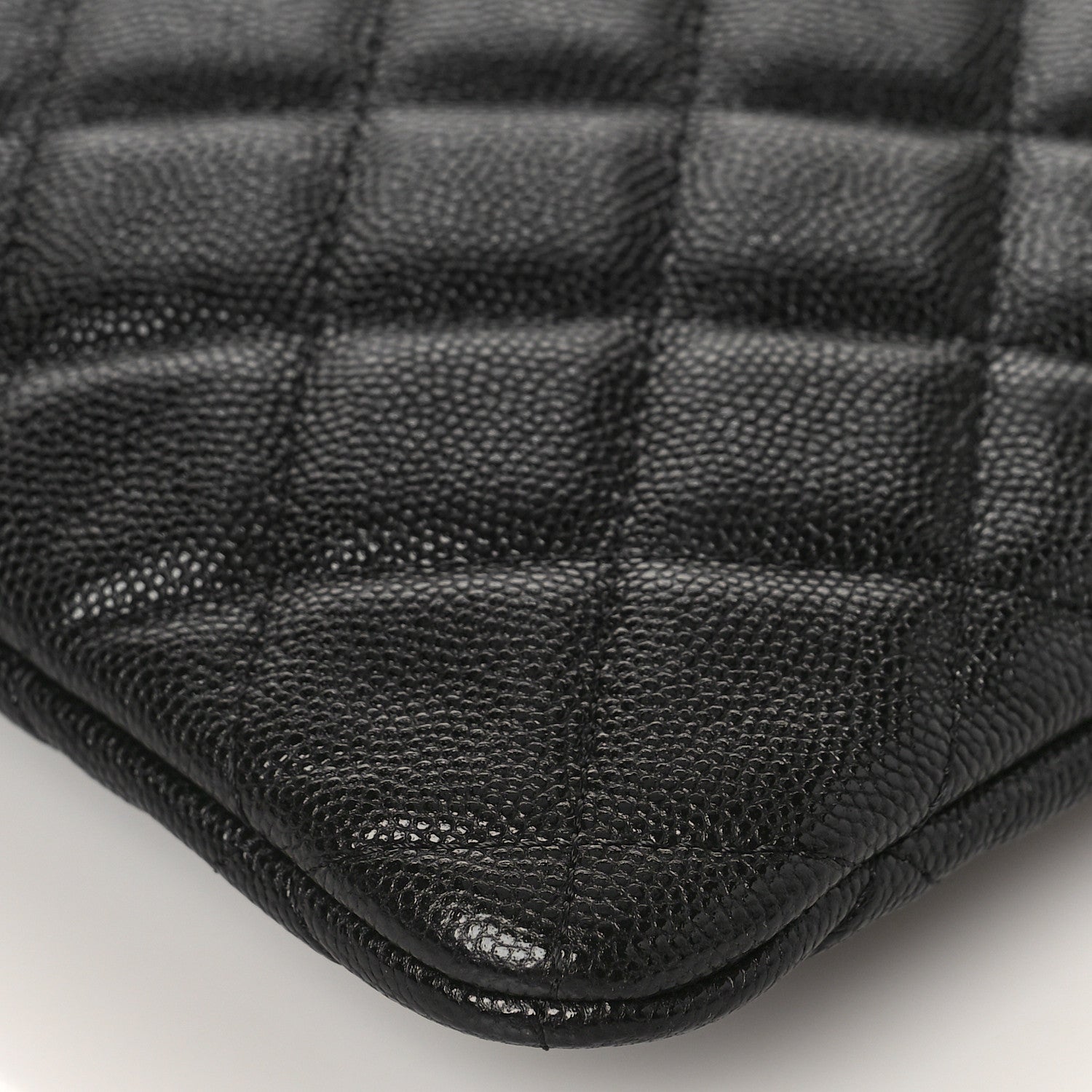 Chanel Caviar Quilted Large Cosmetic Case Black 9 of 9