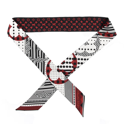 Louis Vuitton Silk Monogram Graphic Patchwork BB Bandeau Rouge 1 of 4