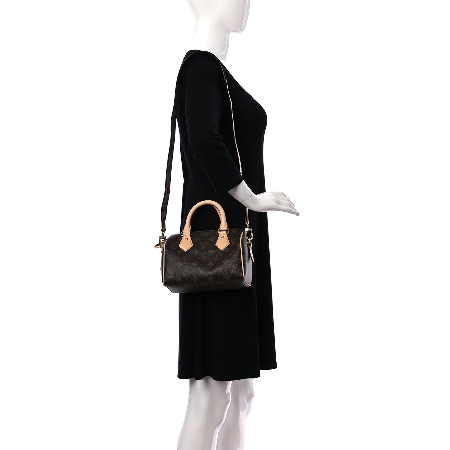 Monogram Speedy Bandouliere 20 Black