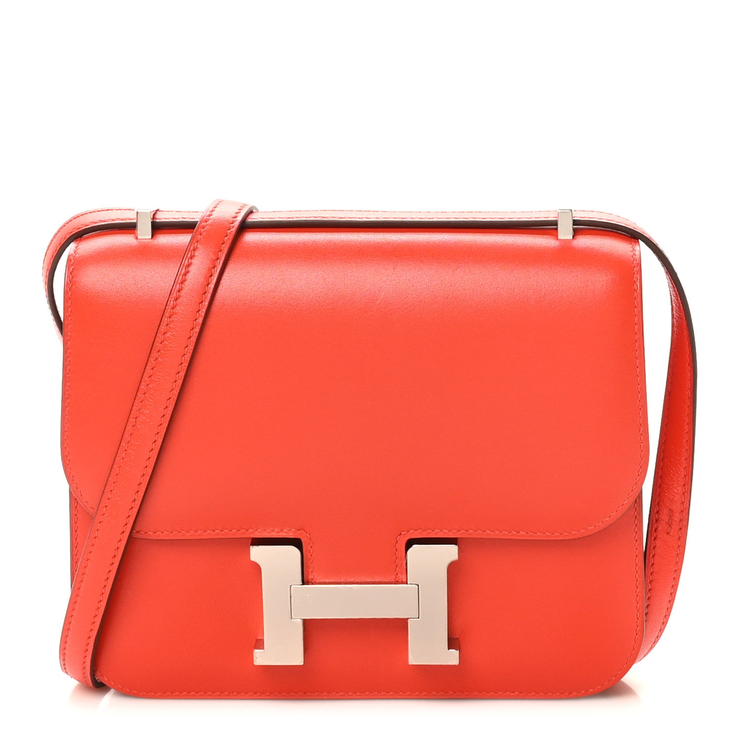Hermes Tadelakt Constance 18 Capucine 1 of 12