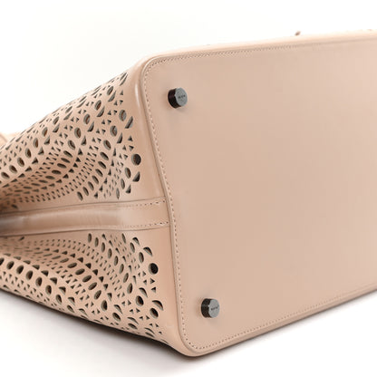 Alaia Calfskin Vienne Mina 32 Bag Sandy 8 of 9