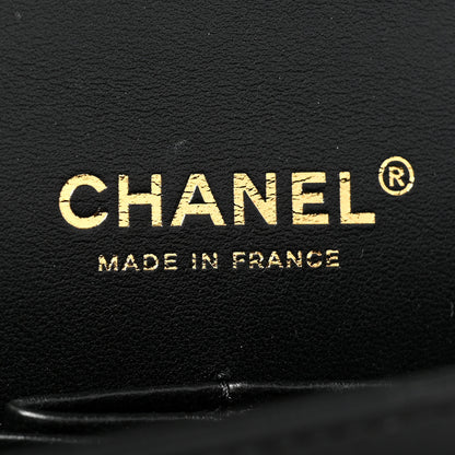 Chanel Lambskin Quilted Medium Double Flap Black 6 of 10