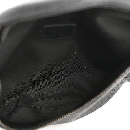 Louis Vuitton Calfskin Monogram Shadow Discovery Bumbag Black 5 of 11