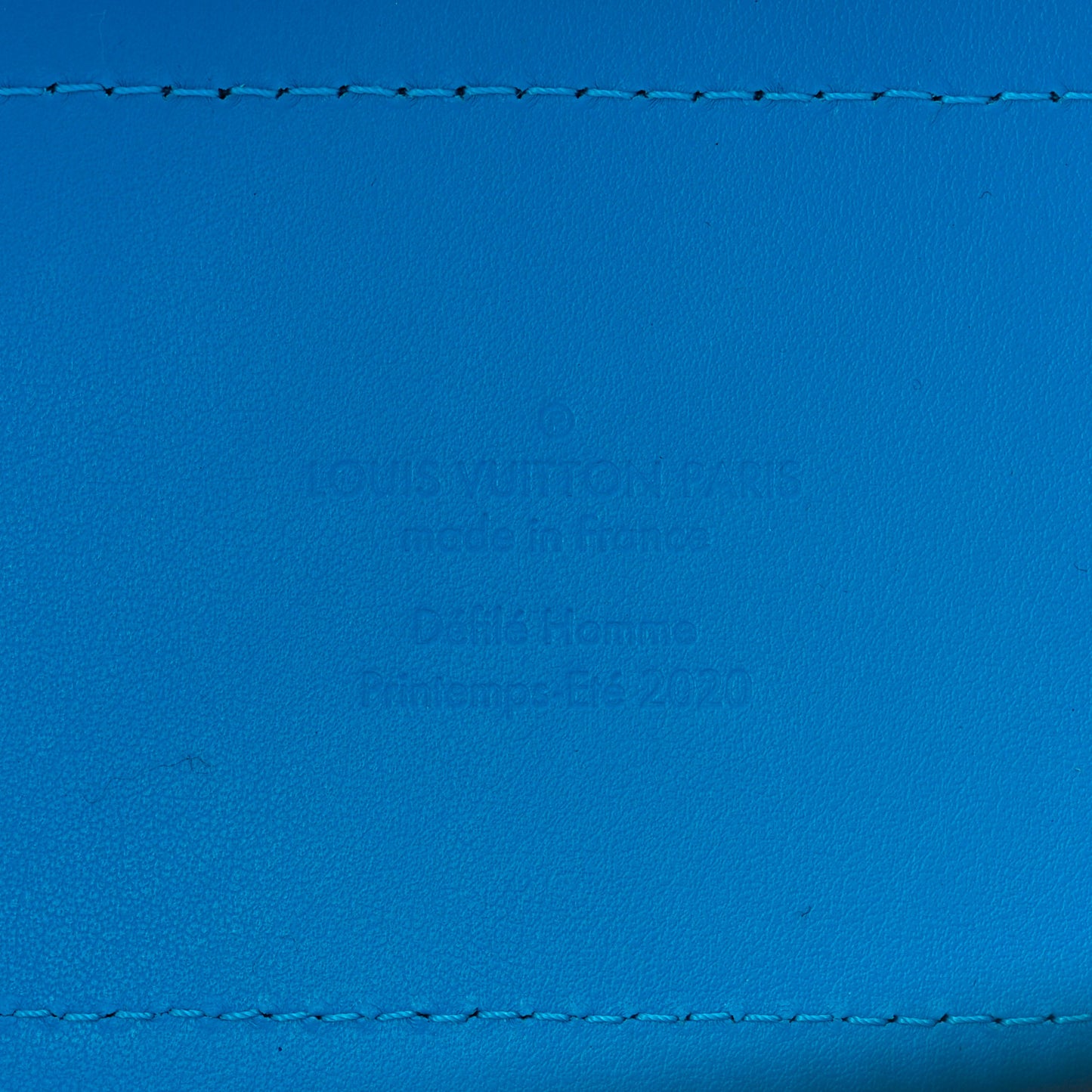 Monogram See Through Soft Trunk Turquoise