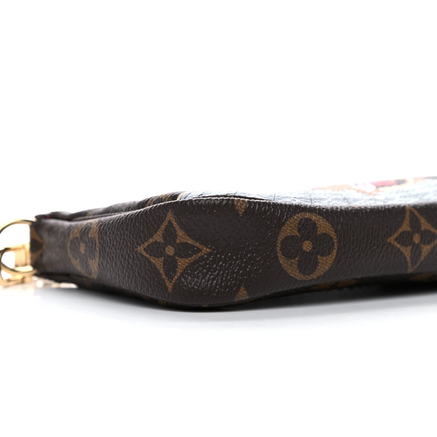 Louis Vuitton Monogram 2021 Christmas Animation London Mini Pochette Accessories Red 8 of 11