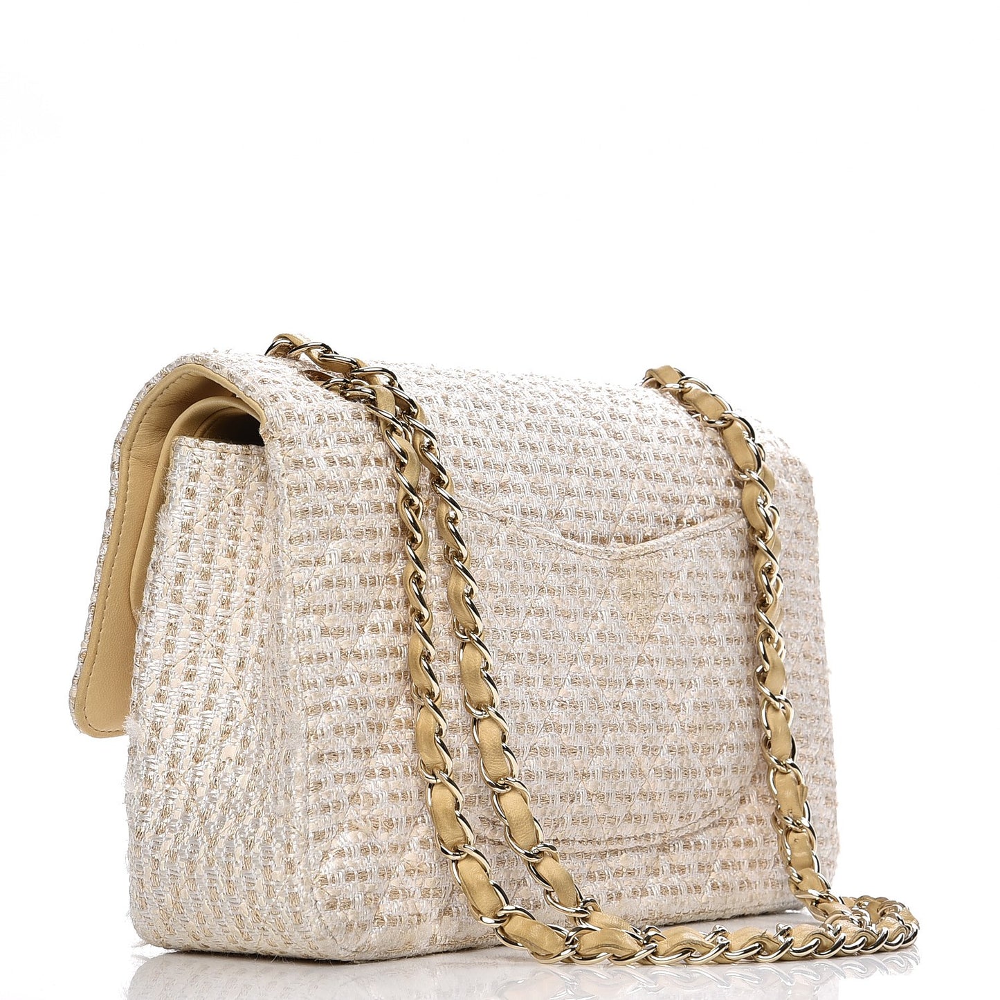 Tweed Medium Double Flap Multicolor