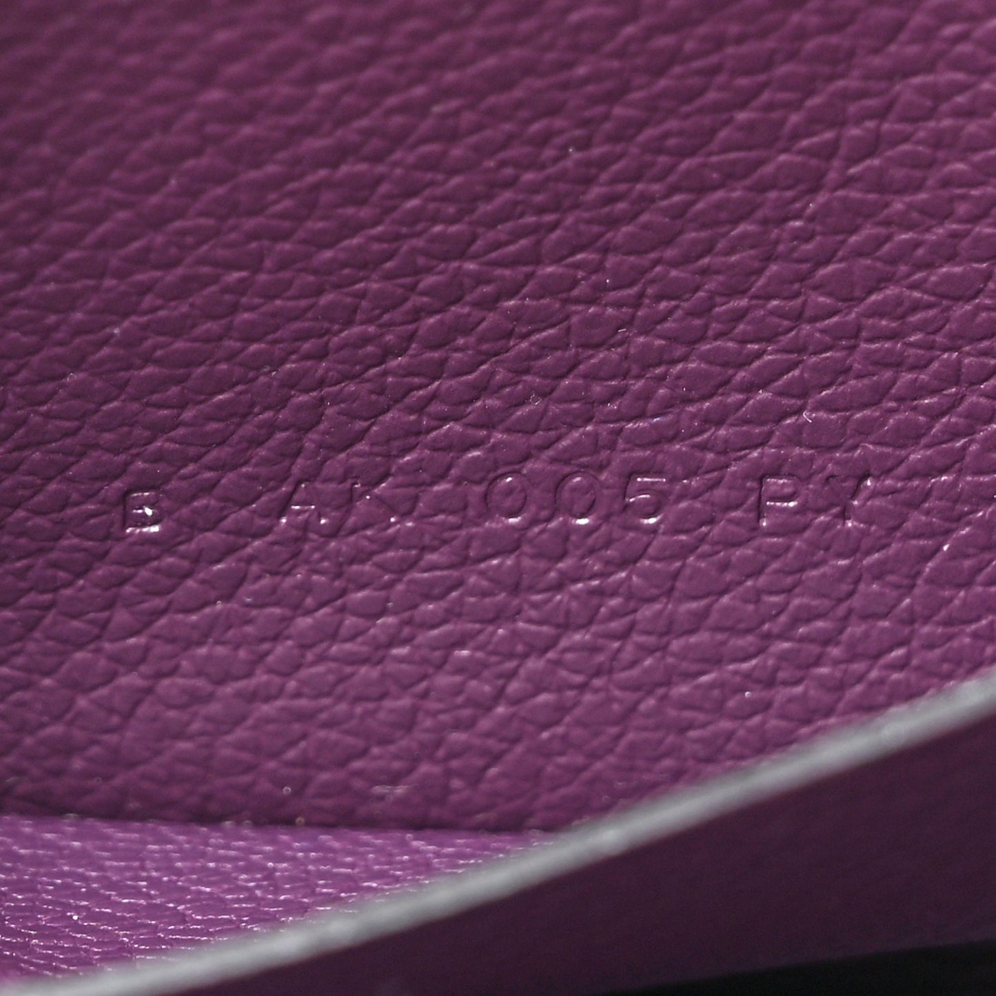 Evercolor Bi-Color Constance Slim Wallet Cassis Bleu Royale