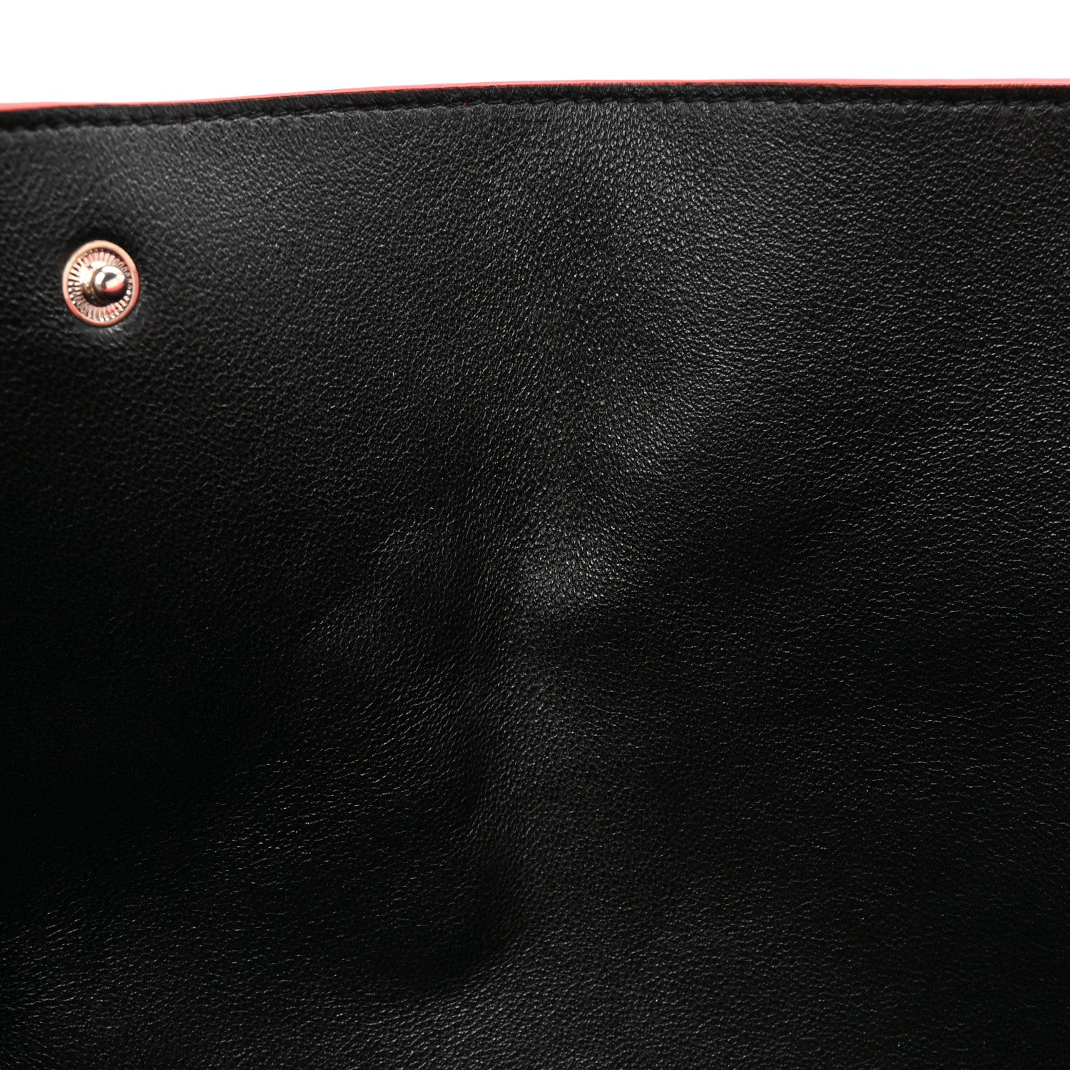 Celine Drummed Calfskin Suede Medium Trapeze Vermillion 11 of 17