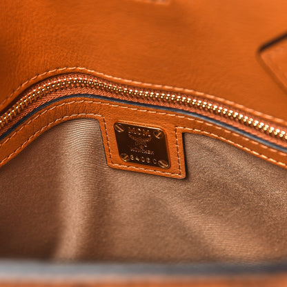 MCM Visetos Essential Tote Cognac 16 of 17