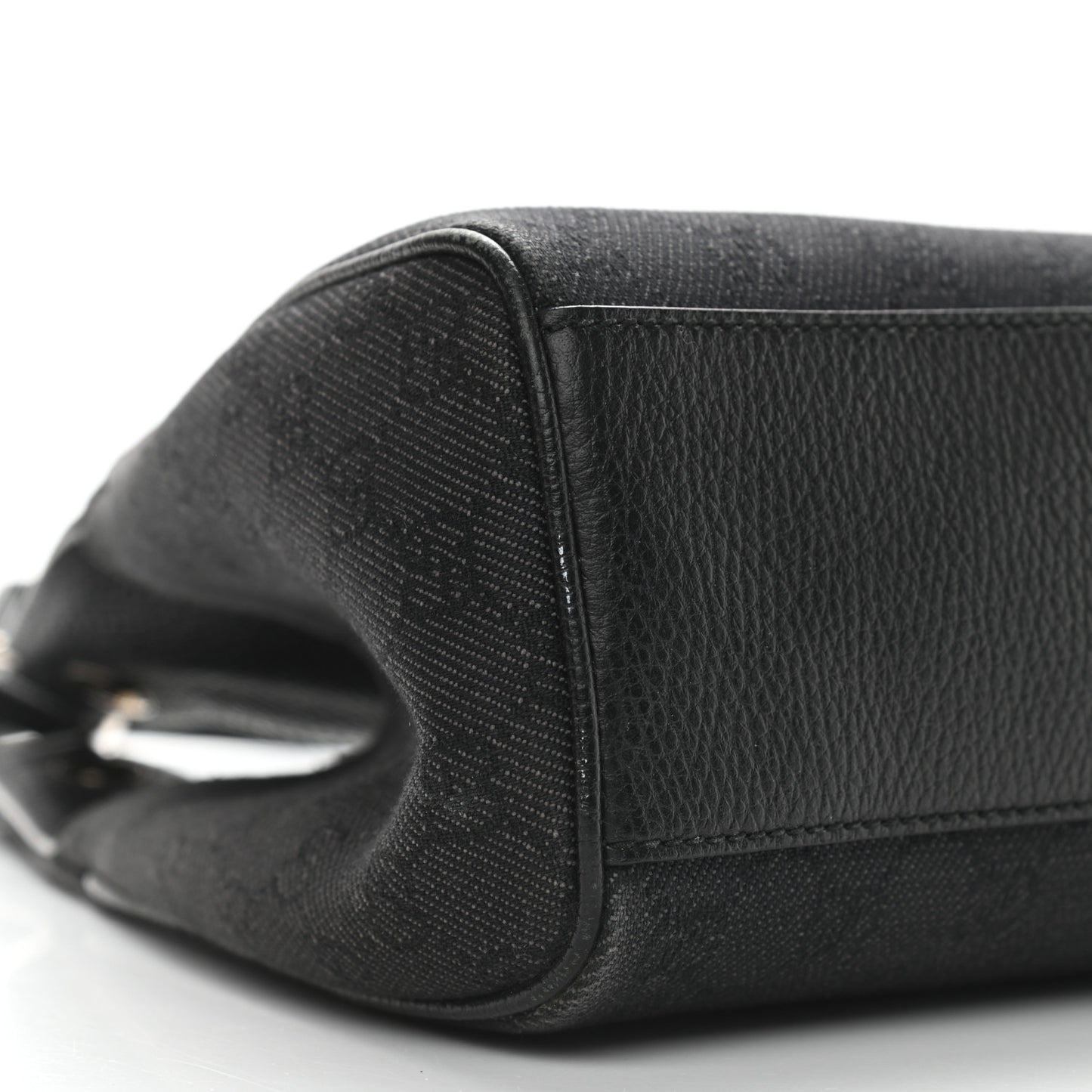 Monogram Medium Charmy Shoulder Bag Black