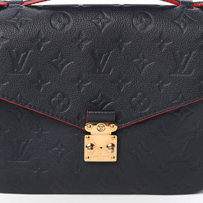 Louis Vuitton Empreinte Pochette Metis Marine Rouge 7 of 9