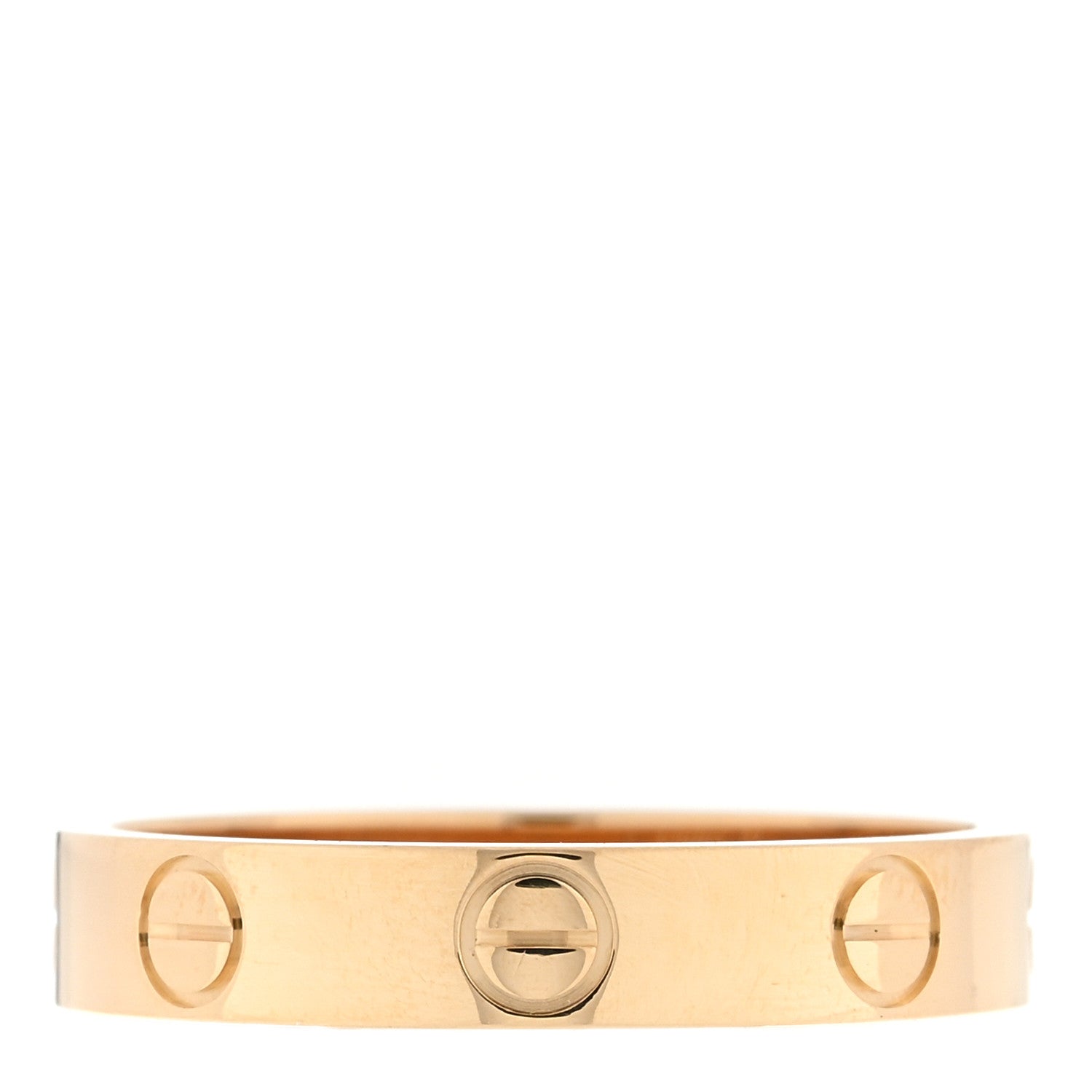 Cartier 18K Yellow Gold 3.5mm LOVE Wedding Band Ring 52 6 3 of 5
