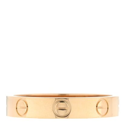 Cartier 18K Yellow Gold 3.5mm LOVE Wedding Band Ring 52 6 3 of 5
