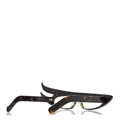 Gucci Acetate Asymmetrical Crystal Sunglasses GG0240S Havanna 4 of 10