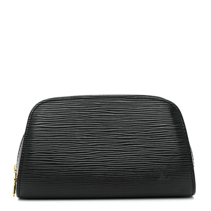 Louis Vuitton Epi Dauphine 17 Cosmetic Pouch Black 1 of 8