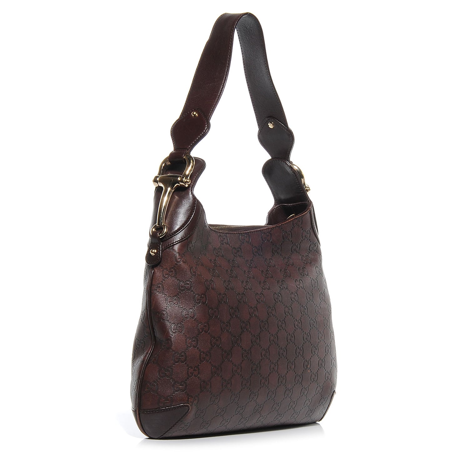 Guccissima Creole Hobo Chocolate