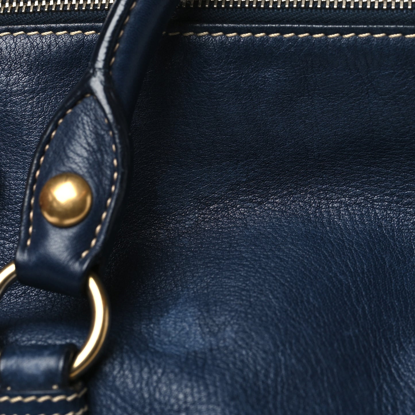 Vitello Lux Bow Tote Bleuette
