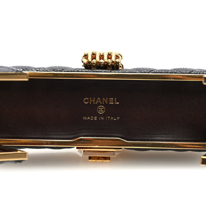 Chanel Caviar Quilted Reissue Lipstick Case Black 7 of 10