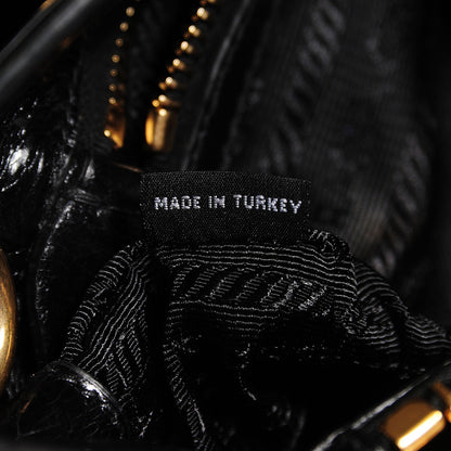 Prada Vitello Shine Tote Nero Black 8 of 10