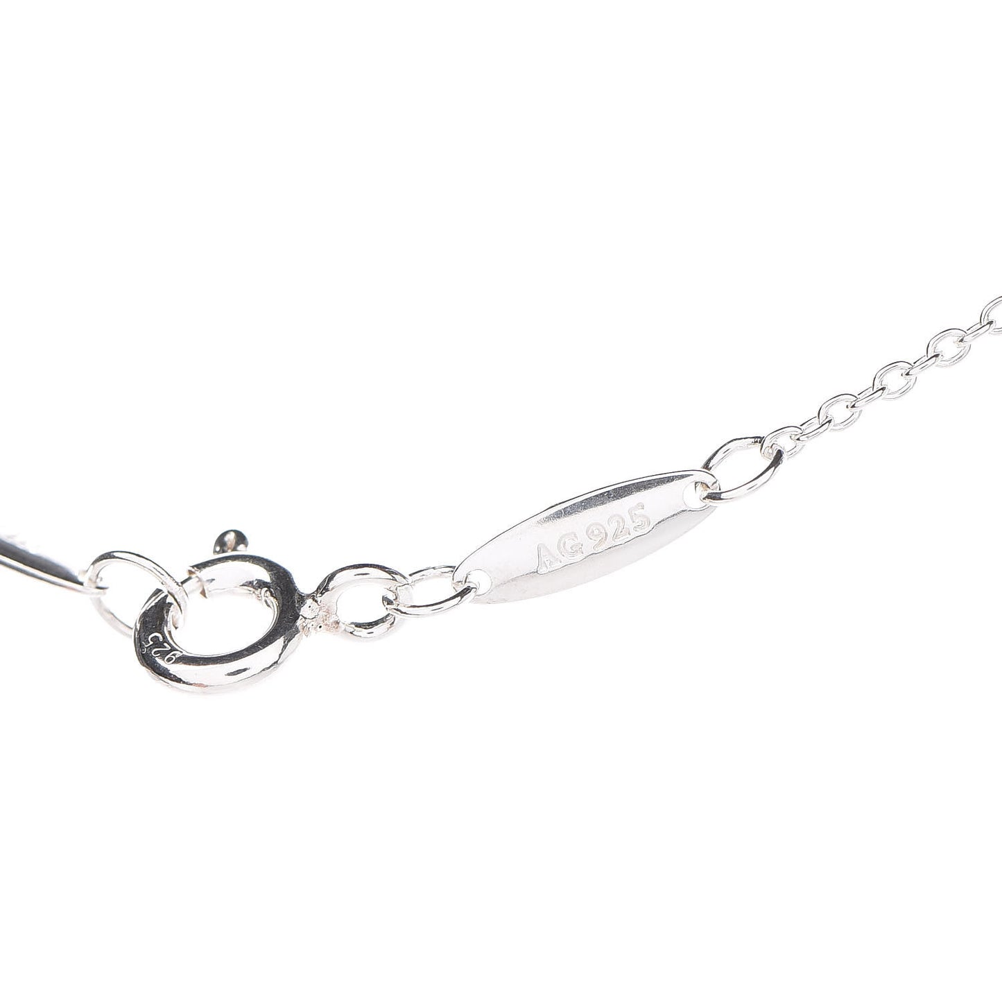 Sterling Silver Diamond .10ct Elsa Peretti Diamonds by the Yard Pendant Necklace