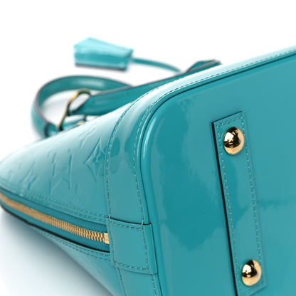 Louis Vuitton Vernis Alma PM Blue Lagon 11 of 15