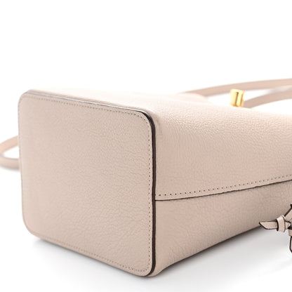 Louis Vuitton Calfskin Nano Lockme Bucket Greige 9 of 9