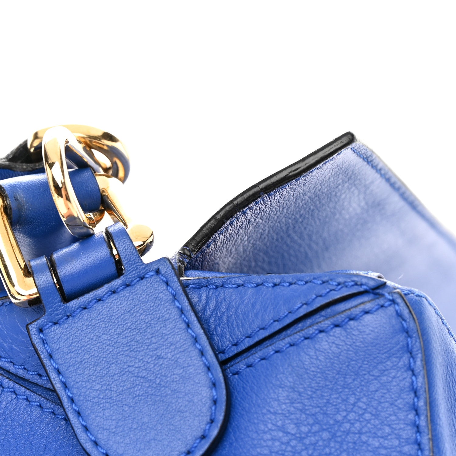 Loewe Calfskin Medium Puzzle Bag Electric Blue 12 of 17